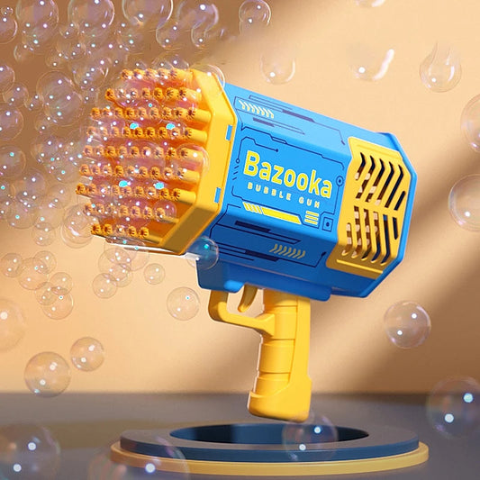 BAZOOKA LANZABURBUJAS CON LUCES LED